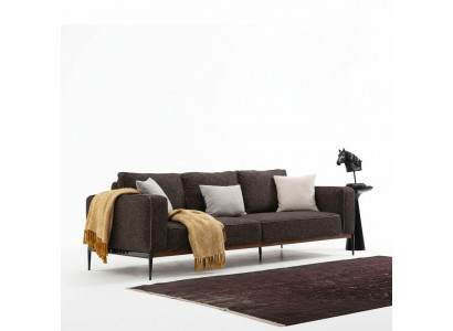 Vierzitsbank 4-zits Stoffen banken Modern design Woonkamer Grijs
