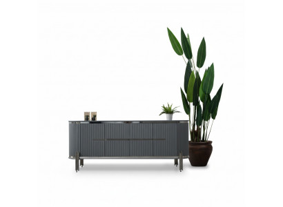 Grijze dressoir Luxe dressoir Dressoir Kast Eetkamermeubels Houten meubels