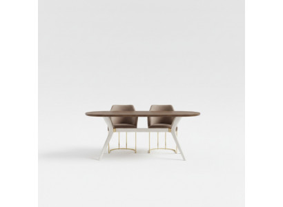 Eetkamerset Eetkamer Luxe Eethoek Eettafel Tafel Stoelen Bruin Set 5-delig