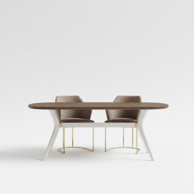 Eetgroep Eetkamer Luxe Eethoek Eettafel Tafel Stoelen Bruin Set 7-delig
