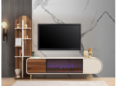 TV-standaard RTV Lowboard Rekken Dressoir Tafel Modern Wit Luxe Nieuw
