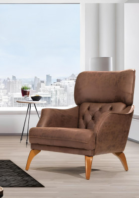 Moderne Chesterfield bankstel driezits Luxe banken fauteuil geel 2-delig