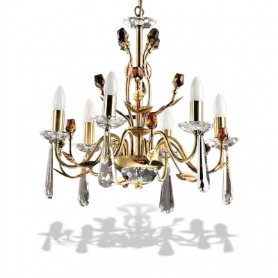 Moderne kristallen kroonluchter plafondlamp plafondpracht hangende kristallen lamp