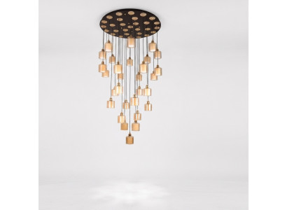 Luxe kroonluchter woonkamer plafondlamp plafondlamp kroonluchter goud