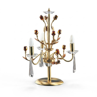 Gouden kristallen tafellamp luxe verlichtingsarmaturen lamp lichtkroonluchter