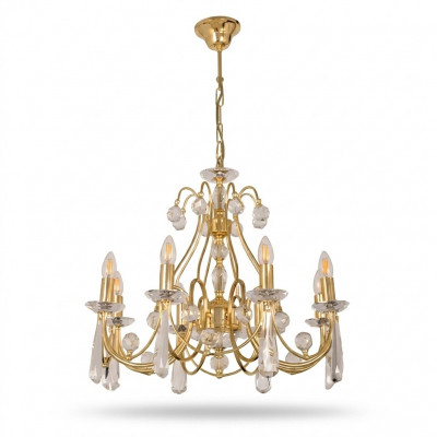 Luxe plafondlamp kroonluchter plafondlamp kroonluchter gouden kristal