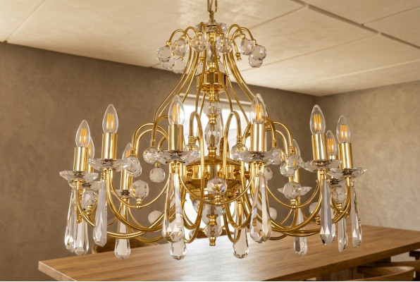Luster Luxe Plafondlamp Kroonluchter Hanglampen Goud Kunst