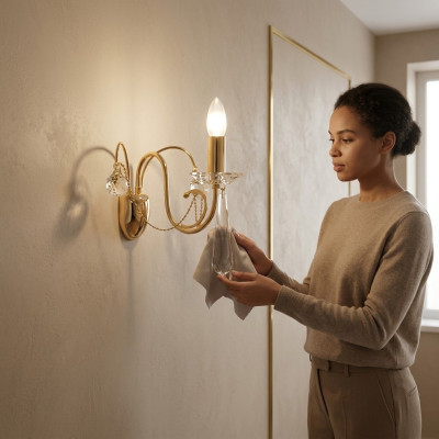 Lichtkroonlamp armatuur wandlamp wandlamp kristallen plafondhanglamp