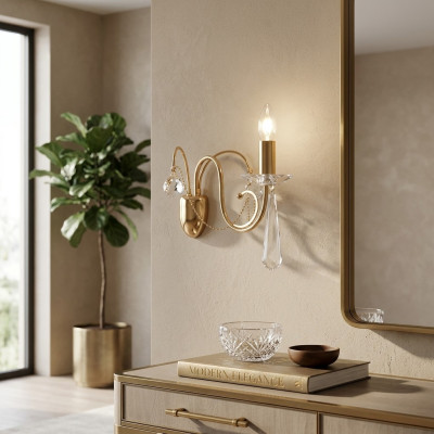 Lichtkroonlamp armatuur wandlamp wandlamp kristallen plafondhanglamp