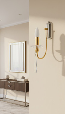 Kroonluchterachtige lamp Kristallen kroonluchter wandlamp Kroonluchter wandlampen