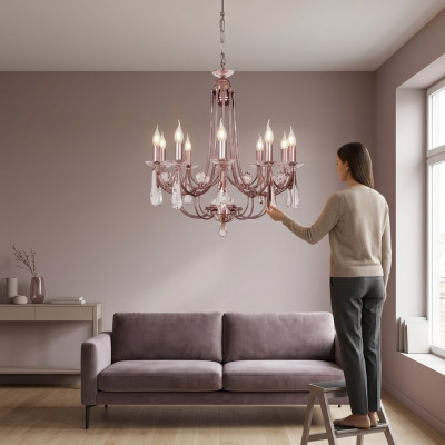 Luxe kristallen kroonluchter plafondlamp kroonluchter plafondlamp goud modern