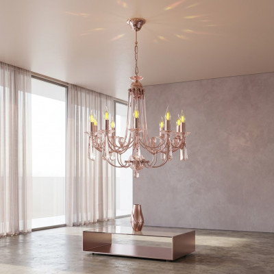 Luxe kristallen kroonluchter plafondlamp kroonluchter plafondlamp goud modern