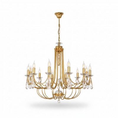 Luxe Crystal Kroonluchter Plafondlamp Hanglamp Plafonnière Goud Kunst