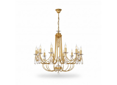 Luxe Crystal Kroonluchter Plafondlamp Hanglamp Plafonnière Goud Kunst