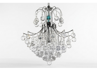 Lüster Art Luxus Plafondlamp Kroonluchter Hanglampen Zilver
