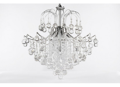 Plafondlamp Kroonluchter Plafondkristallamp Lampen Luxe Kroonluchter Zilver