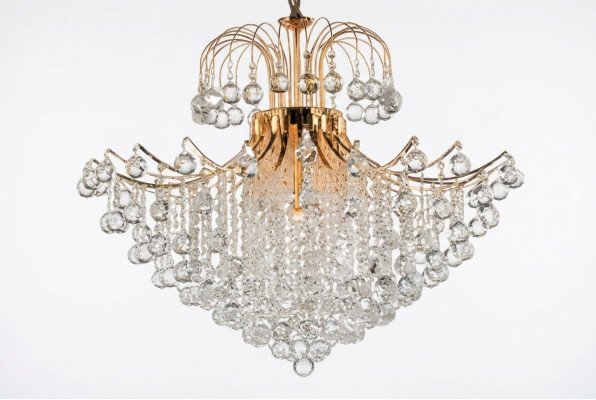 Luxe kroonluchter plafondlamp plafondlampen lampen goud kunst