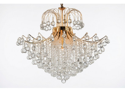 Luxe kroonluchter plafondlamp plafondlampen lampen goud kunst