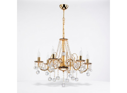 Gouden kroonluchter Kristallen kroonluchter Hanglamp Plafondlamp