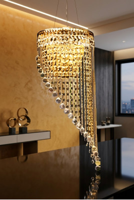 Plafondlamp Luxe Kristallen Kroonluchter Plafondlamp Lichtkroonluchter