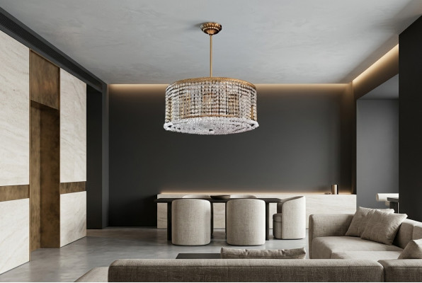 Lustre kroonluchter plafondlamp plafondlamp goud luxe armatuur lamp