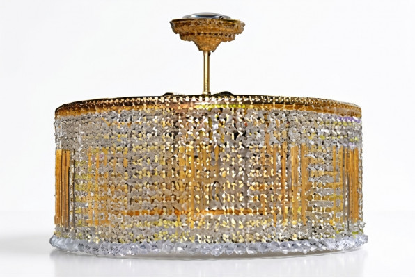 Luxe kroonluchter plafondlamp plafondlamp lampen goud armatuur