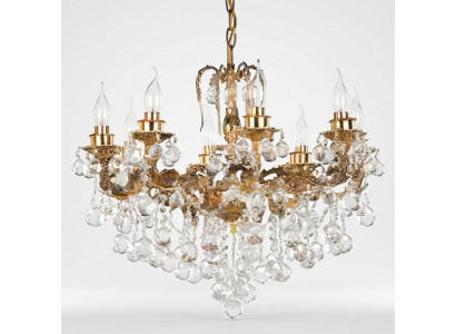 Luxe kroonluchter plafondlamp plafondlamp kristal kunst goud