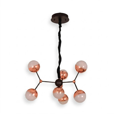 Ronde kroonluchter plafondlamp lichtkroon Gouden design Moderne stijl