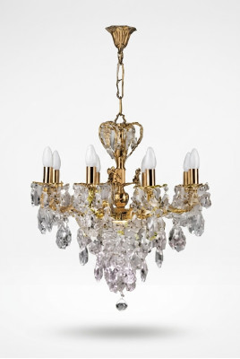 Kroonluchter Plafondlamp Plafondlamp Gouden Luxe Kunst Kristal