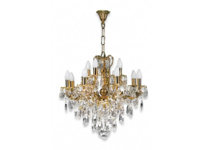 Luxe plafondlamp kroonluchter plafondlamp kristal goud
