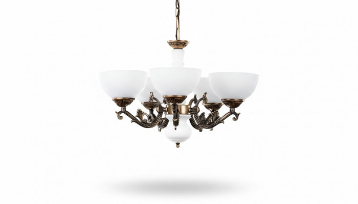 Plafondlamp kroonluchter plafondlamp lampen bruin klassiek