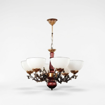 Hanglamp kroonluchter plafondlamp lampen bruin klassiek