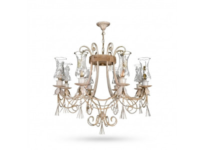 Luxe plafondlamp kroonluchter plafondlamp lampen glas beige