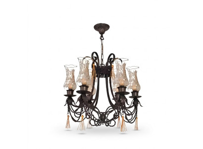Kasteel plafondlamp luxe kroonluchter plafondlamp glaslamp.