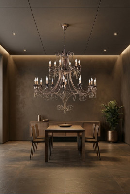 Luxe kroonluchter plafondlamp xxl kroonluchter plafonnière lampen goud
