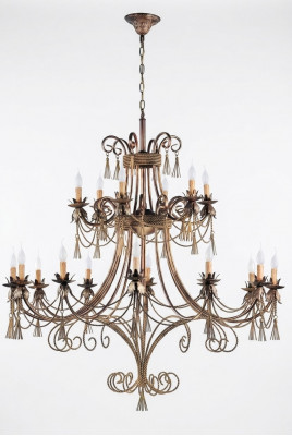 Luxe kroonluchter plafondlamp xxl kroonluchter plafonnière lampen goud