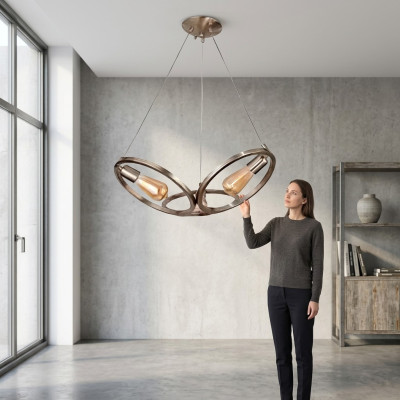 Plafondlamp Luster Kroonluchter Plafondlamp Lamp Goud Modern Nieuw
