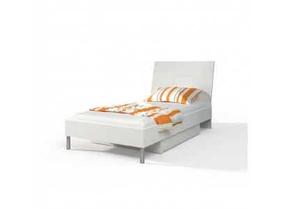 Bedden Wit Hout Ontwerp Eenpersoonsbed Hoogglans Single Kinderkamer Bed Meisje