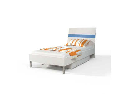 Eenpersoonsbed Blauw Hout Design Hoogglans Eenpersoons Kinderkamer Bed Meisjes