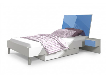 Kinderkamer bed slaapkamer bedden eenpersoonsbed single tienerkamer blauw jongens