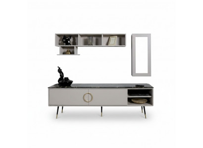 Italiaanse stijl tv-kast dressoir laag dressoir luxe meubels dressoir 205cm