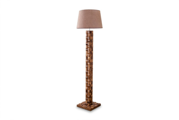 Vloerlamp Staande lamp Stand Staande lampen Lamp Bruin Meubels Licht Nieuw