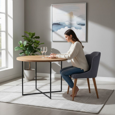 Stoel 1-zitter fauteuil hout luxe klasse meubel ontwerp armstoel hout eetkamer