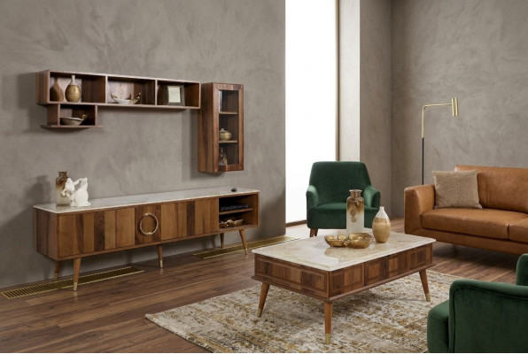 Ontwerp woonwand wandmeubel kast rek dressoir tv laag meubel tv rtv