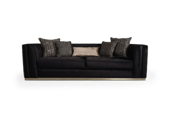 Driepersoons moderne bank meubel bekleding nieuw luxe bank ontwerp nieuw