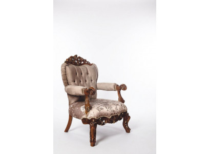 Fauteuil Troon Stoel Bank Barok Stoelen Meubels Inrichting Fluweel Goud