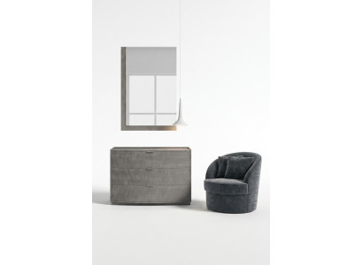 Commode met spiegel dressoir sideboards houten kast meubels commodes grijs nieuw