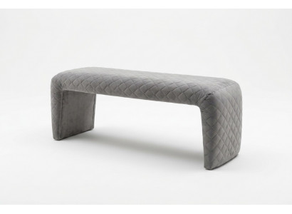 Designer poef voetenbank bijzetpoef ottomaan chaiselongue zitbank textiel