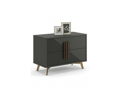 Nachtkastje Bijzettafel Tafel Hout Tafels Meubels Nachtkastjes Grijs Slaapkamer