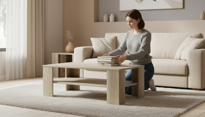 Salontafel SL103 Bijzettafel Bank Tafel Koffietafel Houten Tafels Nieuw